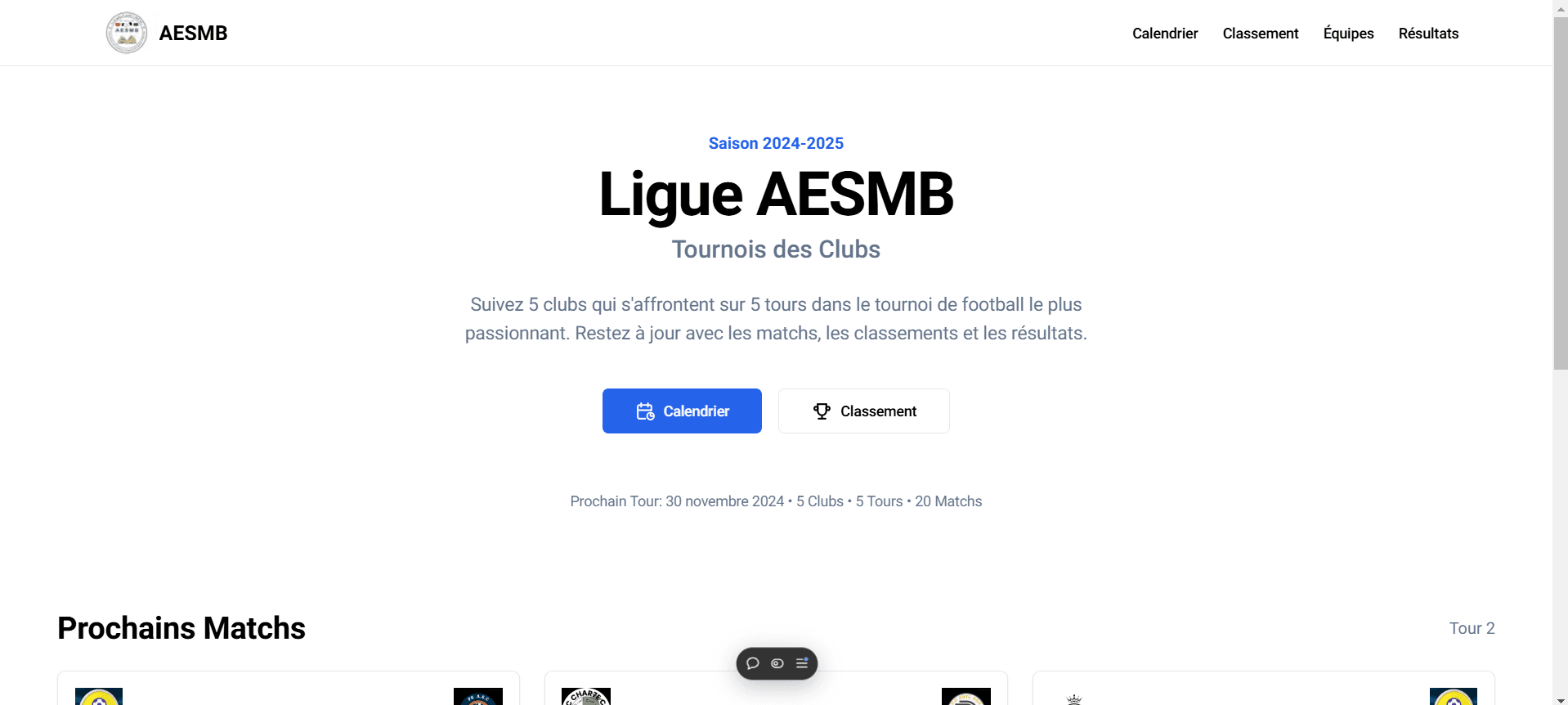 Plateforme Ligue AESMB